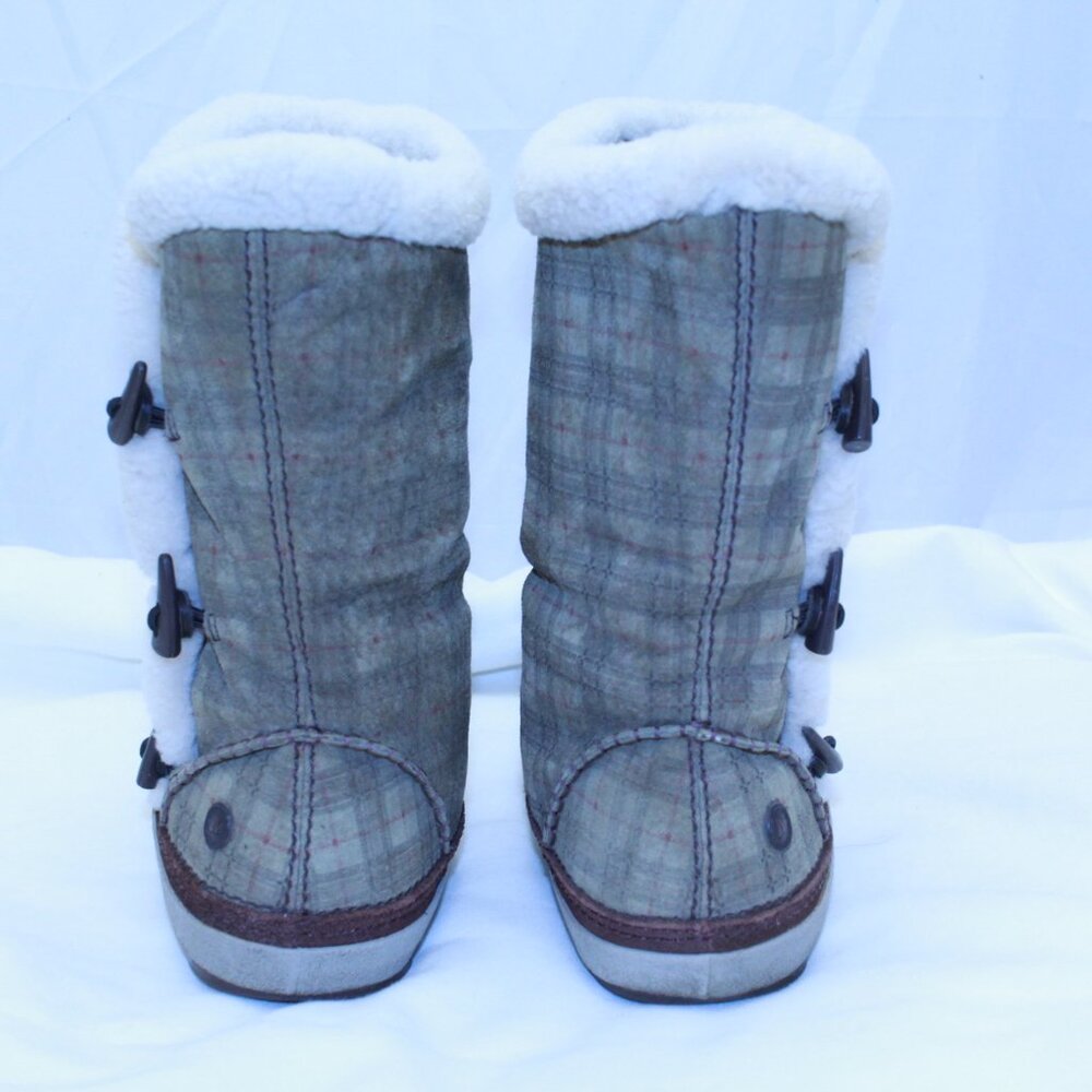 Merrell SZ 7.5 High Sage SPIRIT TIBET Thinsulate Polartec Shearling Boots J20048 - Picture 4 of 16